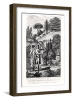 Napoleon Bonaparte and the Forest of France, 1801-Charles Monnet-Framed Giclee Print