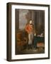 Napoleon Bonaparte as First Consul before a View of Antwerp-Jean-Baptiste Greuze-Framed Giclee Print