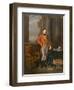 Napoleon Bonaparte as First Consul before a View of Antwerp-Jean-Baptiste Greuze-Framed Giclee Print