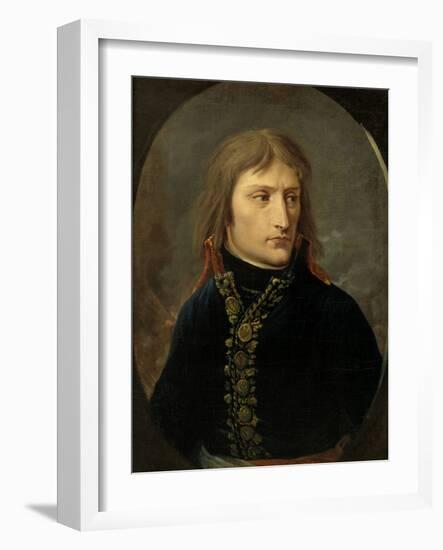 Napoleon Bonaparte as General, c.1796-Baron Louis Albert Bacler D'albe-Framed Giclee Print