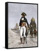 Napoleon Bonaparte at Cairo during His Invasion of Egypt, c.1798-null-Framed Stretched Canvas