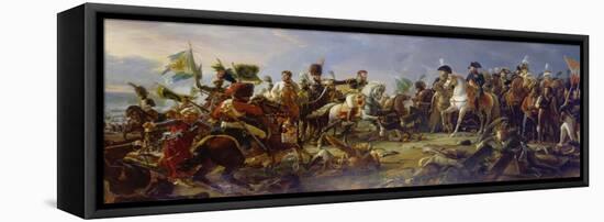 Napoleon Bonaparte at the Battle of Austerlitz-Francois Gerard-Framed Stretched Canvas