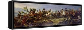 Napoleon Bonaparte at the Battle of Austerlitz-Francois Gerard-Framed Stretched Canvas