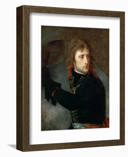 Napoleon Bonaparte at the Pont D'Arcole-Antoine-Jean Gros-Framed Giclee Print