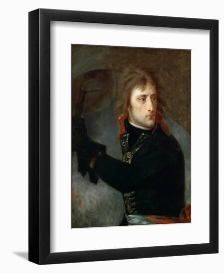 Napoleon Bonaparte at the Pont D'Arcole-Antoine-Jean Gros-Framed Giclee Print