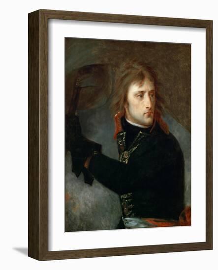 Napoleon Bonaparte at the Pont D'Arcole-Antoine-Jean Gros-Framed Giclee Print