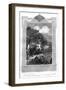 Napoleon Bonaparte Attempting to Force the Bridge of Arcola, 1816-T Wallis-Framed Giclee Print