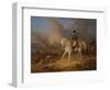 Napoleon Bonaparte before the Burning City of Smolensk-Albrecht Adam-Framed Giclee Print