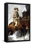 Napoleon Bonaparte Crossing the Alps in 1800-null-Framed Stretched Canvas