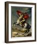 Napoleon Bonaparte Crossing the Grand Saint-Bernard Pass, May 20,1800-Jacques-Louis David-Framed Art Print