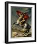 Napoleon Bonaparte Crossing the Grand Saint-Bernard Pass, May 20,1800-Jacques-Louis David-Framed Art Print