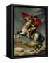 Napoleon Bonaparte Crossing the Grand Saint-Bernard Pass, May 20,1800-Jacques-Louis David-Framed Stretched Canvas