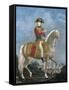 Napoleon Bonaparte, First Consul, Coloured Engraving, Napoleonic Era-null-Framed Stretched Canvas