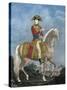 Napoleon Bonaparte, First Consul, Coloured Engraving, Napoleonic Era-null-Stretched Canvas
