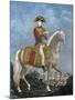 Napoleon Bonaparte, First Consul, Coloured Engraving, Napoleonic Era-null-Mounted Giclee Print