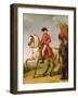 Napoleon Bonaparte First Consul, Reviewing His Troops after the Battle of Marengo, 1802-03-Baron Antoine Jean Gros-Framed Giclee Print