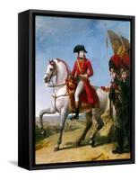 Napoleon Bonaparte, First Consul, Reviewing His Troops after the Battle of Marengo-Antoine-Jean Gros-Framed Stretched Canvas