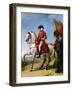 Napoleon Bonaparte, First Consul, Reviewing His Troops after the Battle of Marengo-Antoine-Jean Gros-Framed Giclee Print