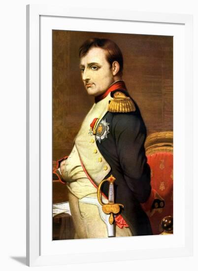 Napoleon Bonaparte, French General and Emperor-Paul Delaroche-Framed Giclee Print