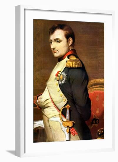 Napoleon Bonaparte, French General and Emperor-Paul Delaroche-Framed Giclee Print