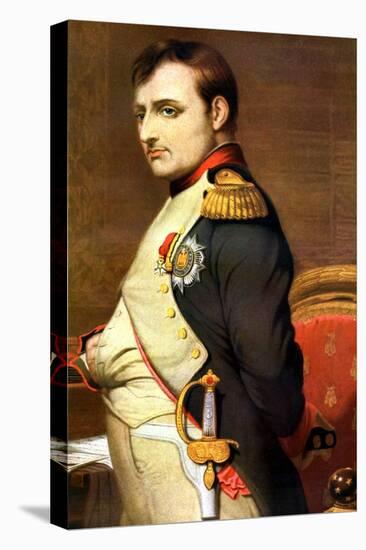 Napoleon Bonaparte, French General and Emperor-Paul Delaroche-Stretched Canvas