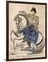 Napoleon Bonaparte I on His Horse-M.s. Kett-Framed Art Print