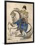 Napoleon Bonaparte I on His Horse-M.s. Kett-Framed Art Print