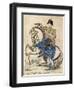 Napoleon Bonaparte I on His Horse-M.s. Kett-Framed Art Print