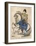 Napoleon Bonaparte I on His Horse-M.s. Kett-Framed Art Print