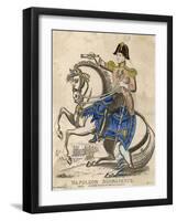 Napoleon Bonaparte I on His Horse-M.s. Kett-Framed Art Print