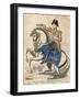 Napoleon Bonaparte I on His Horse-M.s. Kett-Framed Art Print