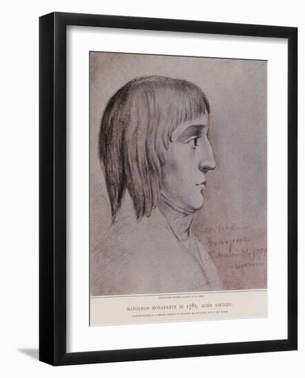 Napoleon Bonaparte in 1785-null-Framed Giclee Print