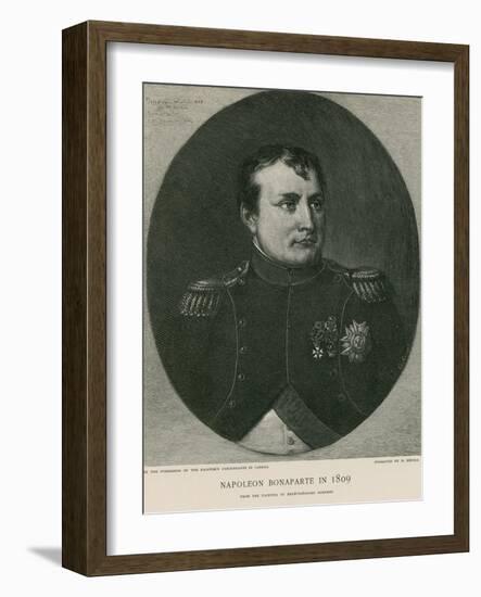 Napoleon Bonaparte in 1809-null-Framed Giclee Print