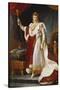 Napoleon Bonaparte in Coronation Regalia. Copy-Francois Gerard-Stretched Canvas