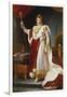 Napoleon Bonaparte in Coronation Regalia. Copy-Francois Gerard-Framed Giclee Print