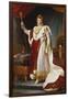 Napoleon Bonaparte in Coronation Regalia. Copy-Francois Gerard-Framed Giclee Print