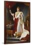 Napoleon Bonaparte in Coronation Regalia. Copy-Francois Gerard-Framed Giclee Print