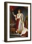 Napoleon Bonaparte in Coronation Regalia. Copy-Francois Gerard-Framed Giclee Print