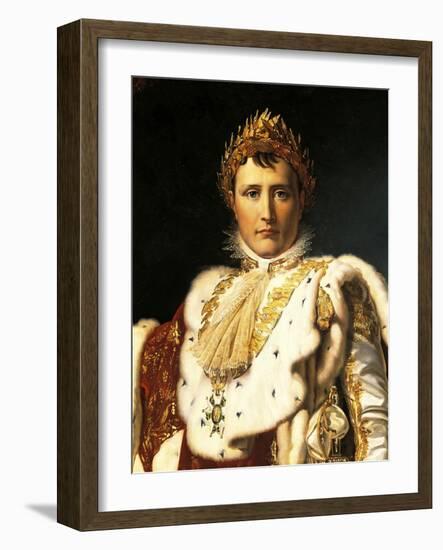 Napoleon Bonaparte in Emperor's Rodes-Francois Gerard-Framed Giclee Print