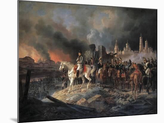 Napoleon Bonaparte in Moscow, 1840-Albrecht Adam-Mounted Giclee Print