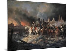Napoleon Bonaparte in Moscow, 1840-Albrecht Adam-Mounted Giclee Print