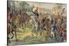 Napoleon Bonaparte on His Arrival in the Occupied City of Nice-null-Stretched Canvas