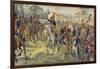 Napoleon Bonaparte on His Arrival in the Occupied City of Nice-null-Framed Giclee Print