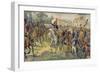 Napoleon Bonaparte on His Arrival in the Occupied City of Nice-null-Framed Giclee Print