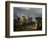 Napoleon Bonaparte on Horseback in the Battle of Iena, 14 October 1808, 1836-Emile Jean Horace Vernet-Framed Premium Giclee Print