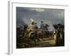 Napoleon Bonaparte on Horseback in the Battle of Iena, 14 October 1808, 1836-Emile Jean Horace Vernet-Framed Giclee Print