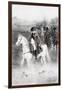 Napoleon Bonaparte on Horseback-Jan Van Chelminski-Framed Giclee Print