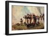 Napoleon Bonaparte on the Borodino Hights-Vasili Vasilyevich Vereshchagin-Framed Giclee Print