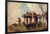 Napoleon Bonaparte on the Borodino Hights-Vasili Vasilyevich Vereshchagin-Framed Giclee Print