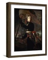 Napoleon Bonaparte on the Bridge at Arcole, 1797-Antoine-Jean Gros-Framed Giclee Print